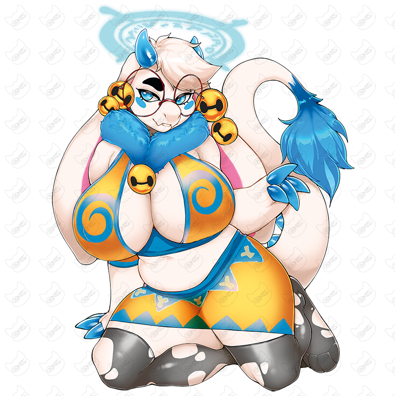 Dragon Goat Standee with Magnetic Clothing