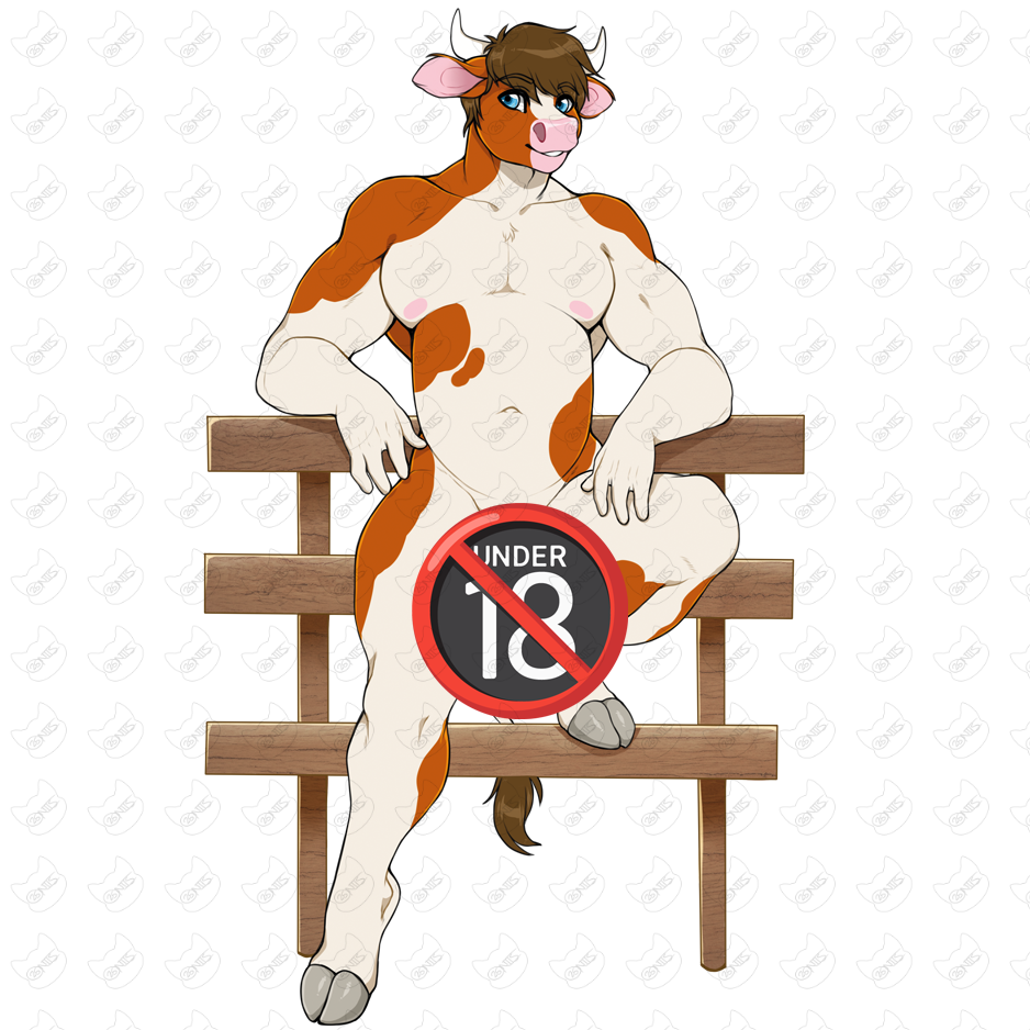 Supermoobull - Hank Standee