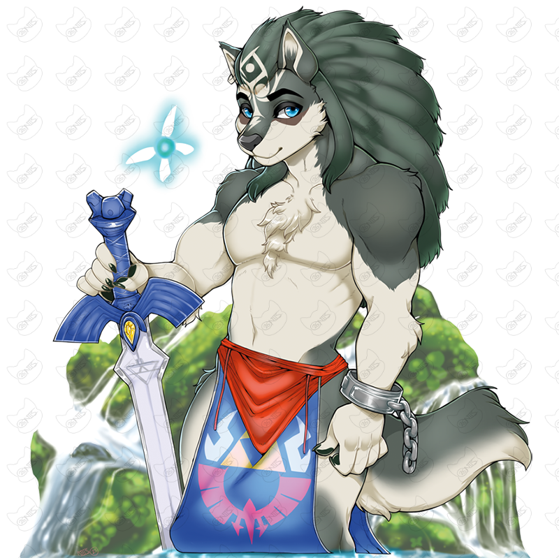 Twilightwolf Standee with Magnetic Clothing