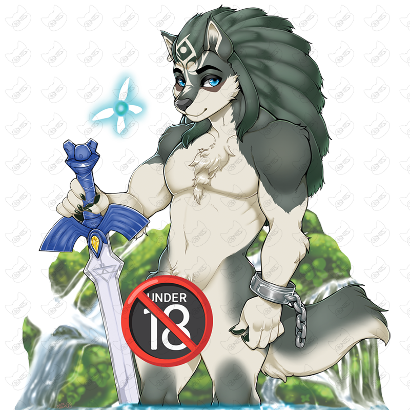 Twilightwolf Standee with Magnetic Clothing