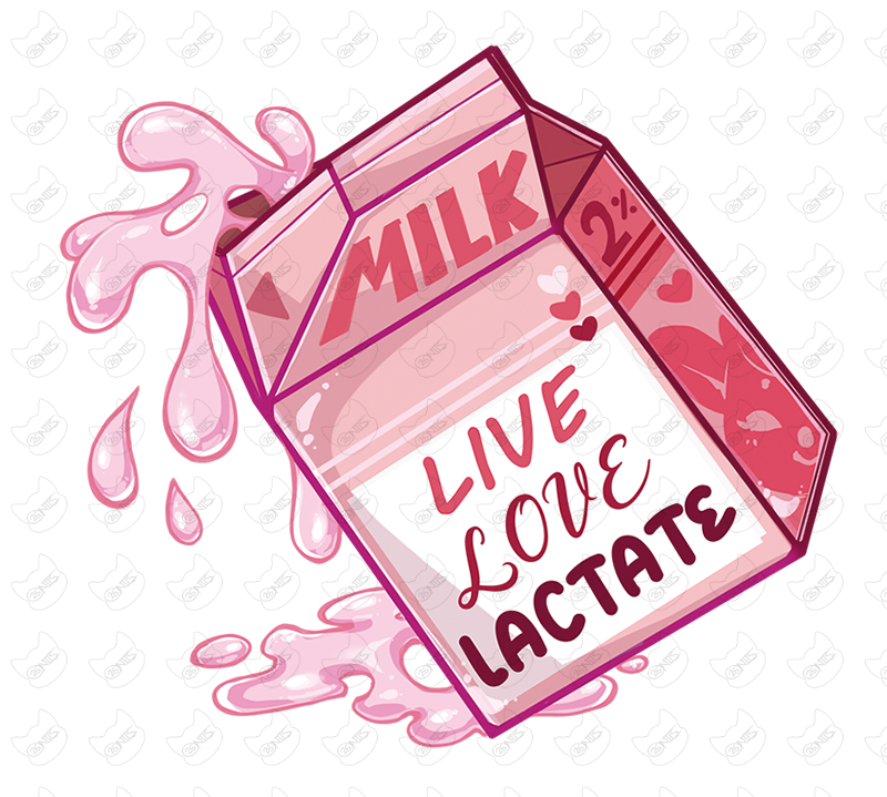 'Live Love Lactate' Sticker