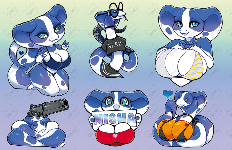 Nisha Sticker Page