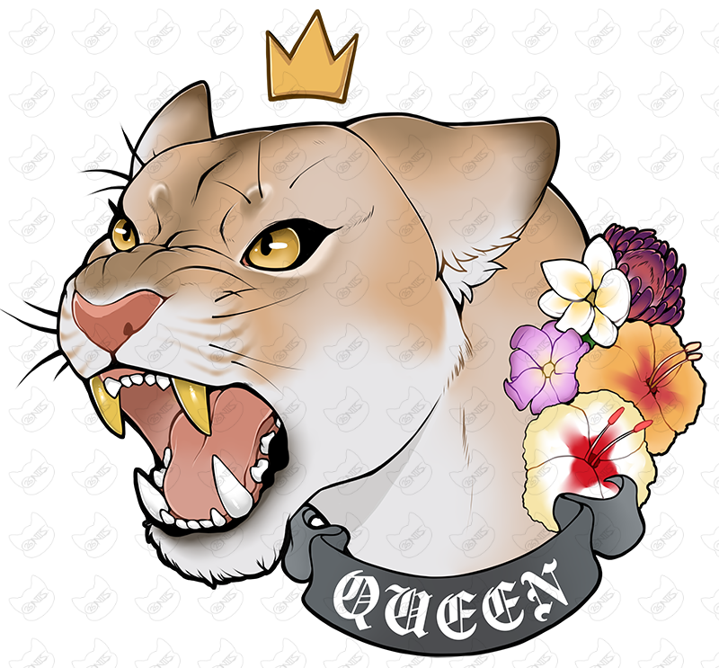 Queen Lion Sticker